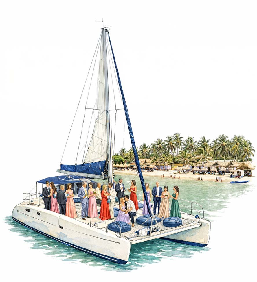 Imagen catamarán cóctel